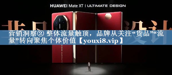 營銷洞察② 整體流量觸頂，品牌從關(guān)注“貨品”“流量”轉(zhuǎn)向聚焦個體價值